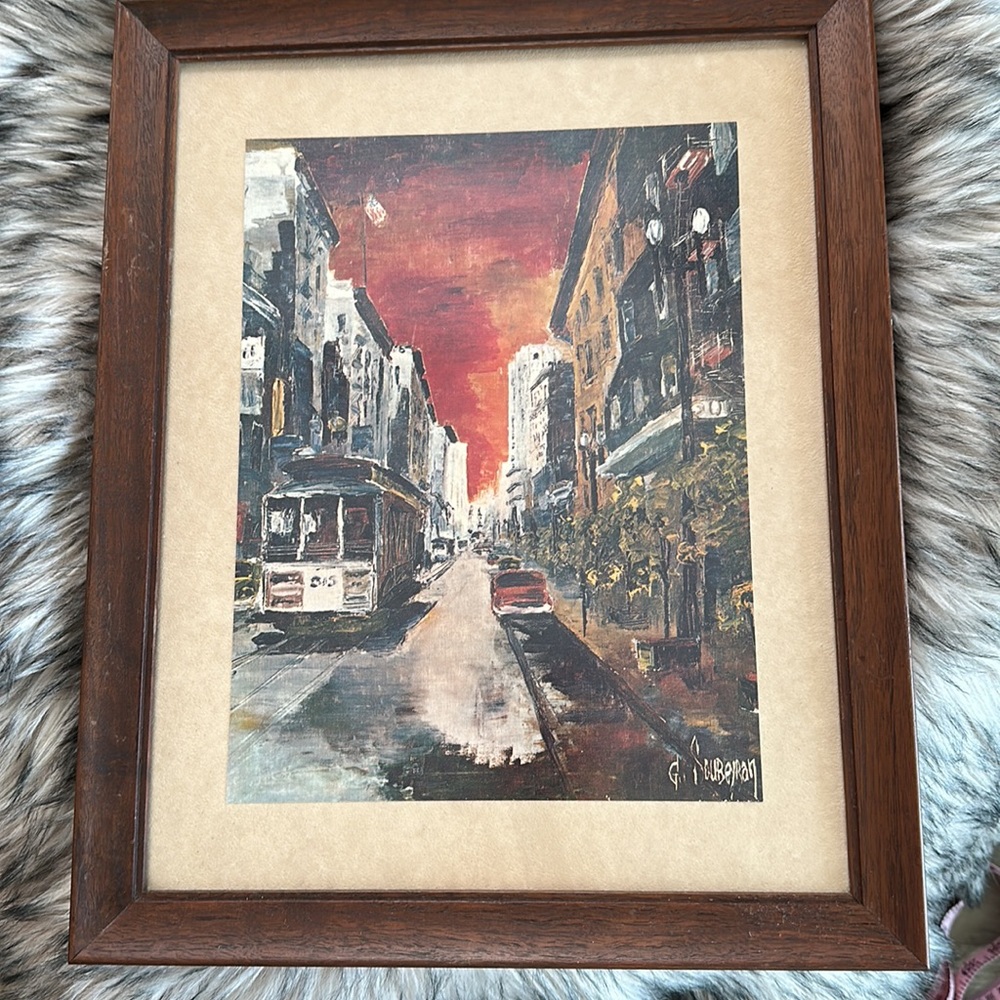 Vintage Pair of San Francisco Gems - Artist G. Soubeyran - Picture 3 of 15